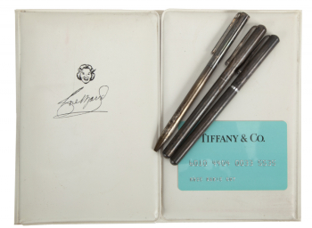 ROSE MARIE TIFFANY PEN AND CREDIT CARD