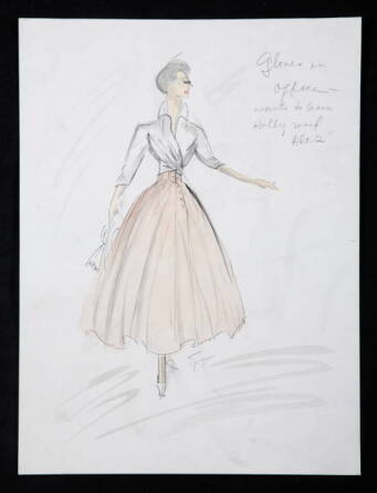 THREE EDITH HEAD DESIGN SKETCHES