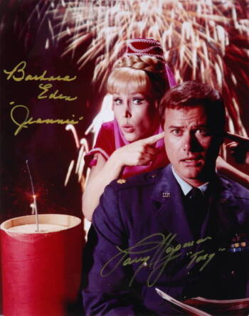 "I DREAM OF JEANNIE" SIGNED PUBLICITY PHOTOGRAPH