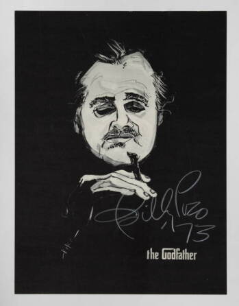 BILLY PUZO SIGNED "GODFATHER" PROTOTYPE POSTER