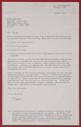 BRUCE LEE TYPED AND SIGNED LETTER DATED JULY 20, 1973