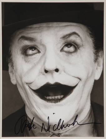 JACK NICHOLSON AS JOKER SIGNED PHOTOGRAPH