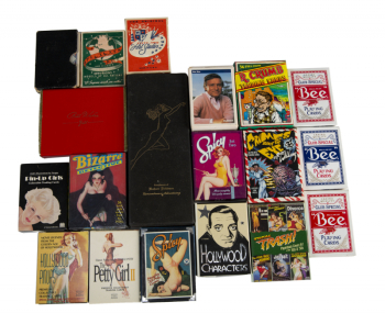 HUGH HEFNER ASSORTED GROUP OF COLLECTIBLE TRADING CARDS
