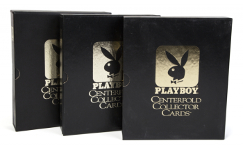 HUGH HEFNER PLAYBOY CENTERFOLD COLLECTOR CARDS