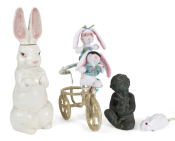 HUGH HEFNER DECORATIVE RABBITS