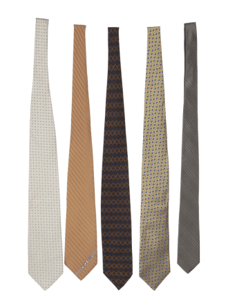 HUGH HEFNER SILK TIES BY ASSORTED MAKERS