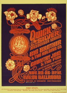 JANIS JOPLIN BIG BROTHER & THE HOLDING COMPANY AVALON CONCERT POSTER •