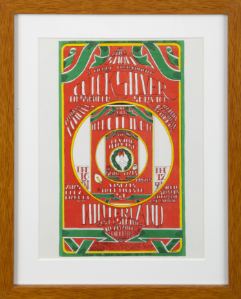 JANIS JOPLIN BIG BROTHER & THE HOLDING COMPANY CHRISTMAS CONCERT BROADSIDE •