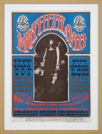 JANIS JOPLIN BIG BROTHER & THE HOLDING COMPANY MOTHERLOAD CONCERT POSTER •