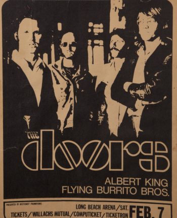 THE DOORS LONG BEACH, CALIFORNIA, 1970 CONCERT POSTER AND HANDBILL