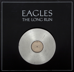 THE EAGLES THE LONG RUN "PLATINUM" RECORD DISPLAY
