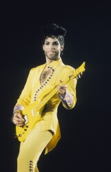 PRINCE OWNED AND PLAYED ORIGINAL CLOUD 2 “BLUE ANGEL” GUITAR, 1984 - WITH ROADCASE, MAGAZINE AND PHOTO - 12