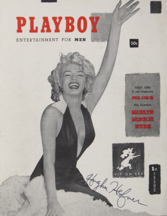 HUGH HEFNER SIGNED PREMIERE ISSUE OF PLAYBOY MAGAZINE