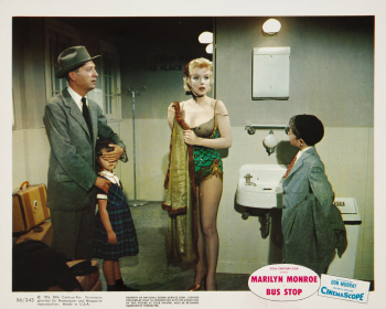 MARILYN MONROE 1956 ORIGINAL COLOR PHOTOGRAPH/STILL FROM BUS STOP