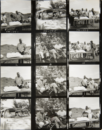 THE MISFITS STILL PHOTOGRAPHY CONTACT SHEET