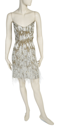 CHELSEA STAUB 2009 TEEN CHOICEAWARDS WORN RANDI RAHM FLAPPER COCKTAIL DRESS