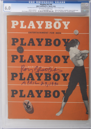 RAY BRADBURY SIGNED PLAYBOY MAGAZINE