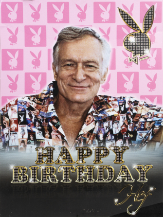 HUGH HEFNER BIRTHDAY POSTER