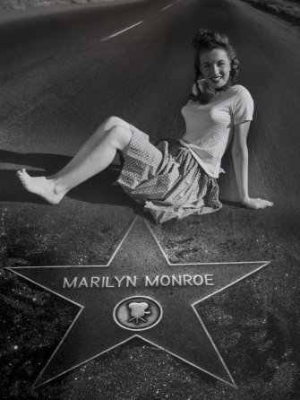 MARILYN MONROE 1945-1960s BLACK AND WHITE PHOTOGRAPH BY ANDRE DE DIENES