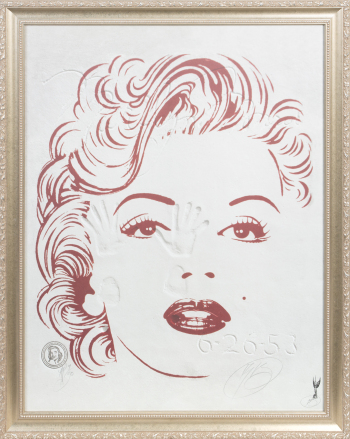 MARILYN MONROE LIMITED EDITION ARTIST'S PROOF SERIGRAPH INITIALED BY BRETT-LIVINGSTONE STRONG