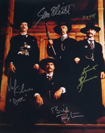 "TOMBSTONE" CAST SIGNED PUBLICITY PHOTOGRAPH