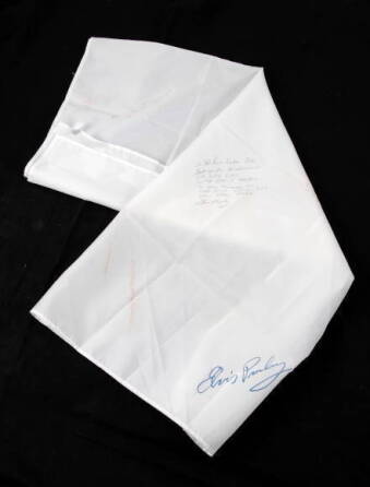 ELVIS PRESLEY INSCRIBED SCARF