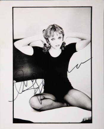 MADONNA SIGNED HERB RITTS PHOTOGRAPH