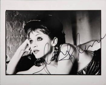 MADONNA SIGNED HERB RITTS PHOTOGRAPH