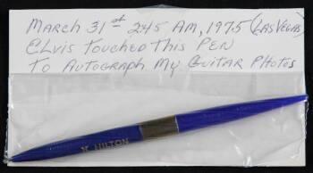 ELVIS PRESLEY USED PEN