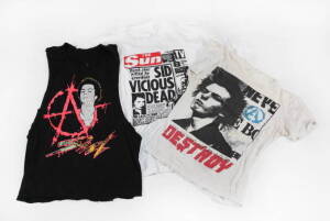 GROUP OF SID VICIOUS THEMED T-SHIRTS