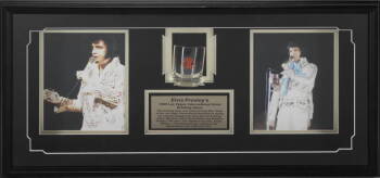 ELVIS PRESLEY USED INTERNATIONAL HOTEL GLASS