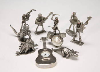 GROUP OF GALLO PEWTER FIGURINES