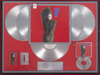 JANET JACKSON "MULTI-PLATINUM" RECORD AWARD