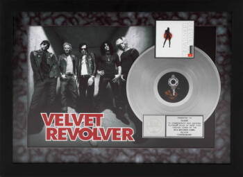 RIAA VELVET REVOLVER CONTRABAND "PLATINUM" RECORD AWARD
