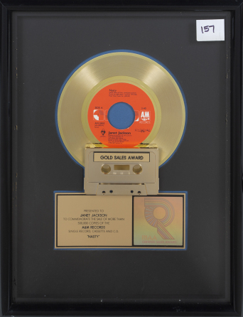 JANET JACKSON "GOLD" RECORD AWARD