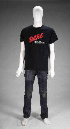 SLASH STAGE WORN T-SHIRT "DRUGS ARE REALLY EXCELLENT"