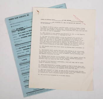 LED ZEPPELIN CONCERT RELATED DOCUMENTS