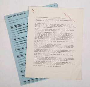 LED ZEPPELIN CONCERT RELATED DOCUMENTS