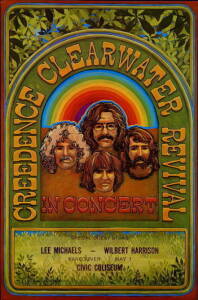 CREEDENCE CLEARWATER REVIVAL POSTERS AND SHEET MUSIC