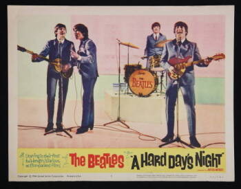 A HARD DAY'S NIGHT LOBBY CARD NUMBER 1