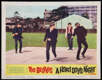 A HARD DAY'S NIGHT LOBBY CARD NUMBER 2