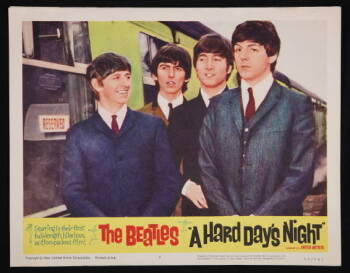 A HARD DAY'S NIGHT LOBBY CARD NUMBER 3