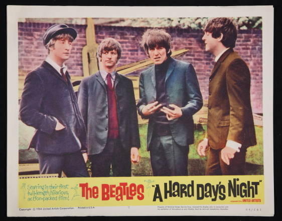 A HARD DAY'S NIGHT LOBBY CARD NUMBER 7