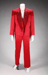 JAMES BROWN PERFORMANCE WORN RED SUIT