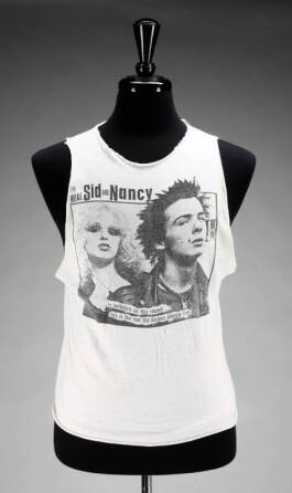 SLASH WORN T-SHIRT "THE REAL SID AND NANCY"