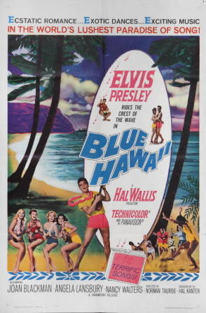 "BLUE HAWAII" POSTER