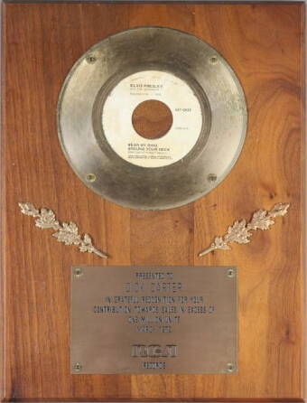 ELVIS "GOLD" AWARD FOR "WEAR MY RING AROUND YOUR NECK"