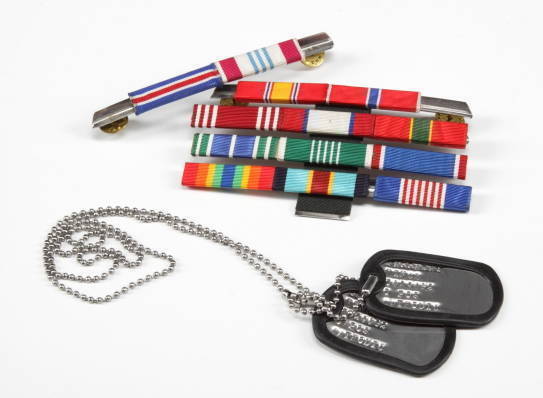 THE CAPE FARADAY DOG TAGS AND RIBBONS