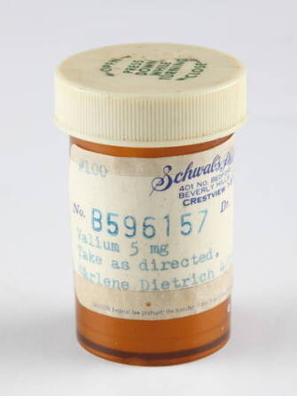 MARLENE DIETRICH PRESCRIPTION BOTTLE