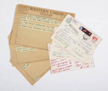 MARLENE DIETRICH TELEGRAMS AND POSTCARDS